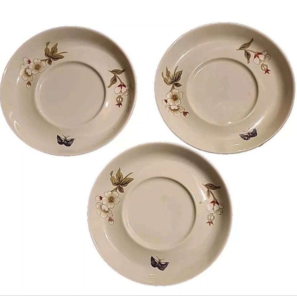 Shafford Chinese Garden Saucer (s) Bird Floral Design (3)